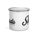 Enamel Logo Camping Mug