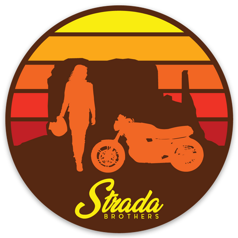 Desert Sunset Sticker